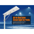 Outdoor Classic europäischer Stil wasserdichtes LED -Gartenlicht 40W 60W 80W Solar Street Light und Stangen Aluminium Gartenlampe Pfosten